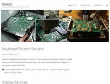 Tablet Screenshot of nanotechlapservices.com